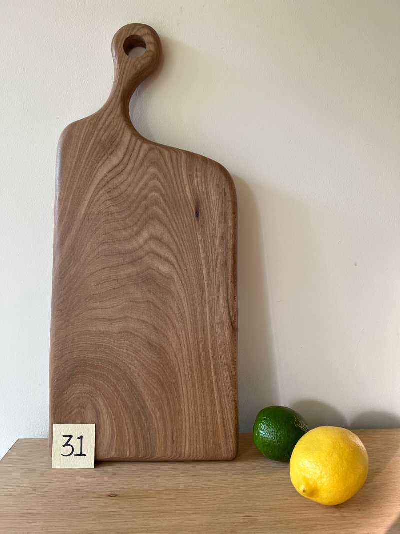 Elm Serving  Board 031 - Hand Made By Mike